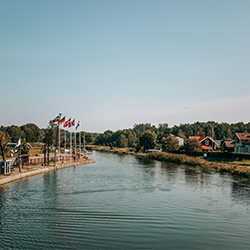Göta Canal in Norsholm.