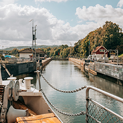 Lilla Edet lock.