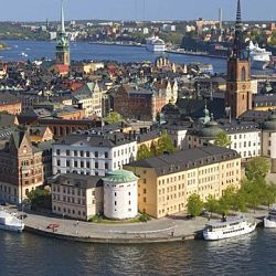 View of central Stockholm.